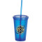 Iceberg 16oz Double-Wall Tumbler w/Straw