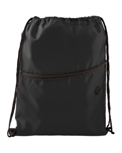 Insulated Zippered Drawstring Bag