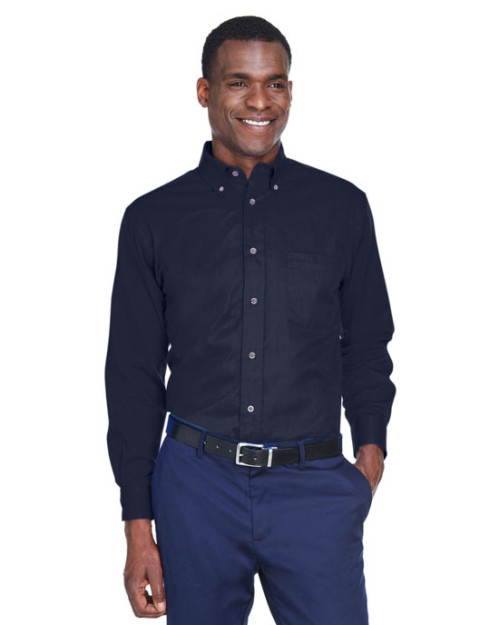 Men's Tall Easy Blend™ Long-Sleeve Twill Shirt with Stain-Release