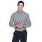 Men's Long-Sleeve Oxford with Stain-Release