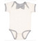 Infant Baby Rib Bow Tie Bodysuit